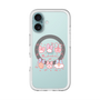 スリムプロテクションプレミアムケース with MagSafe［ もくもくちゃん - リボン ］