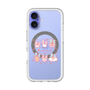 スリムプロテクションプレミアムケース with MagSafe［ もくもくちゃん - リボン ］