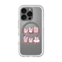 スリムプロテクションプレミアムケース with MagSafe［ もくもくちゃん - リボン ］