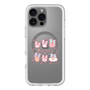 スリムプロテクションプレミアムケース with MagSafe［ もくもくちゃん - リボン ］