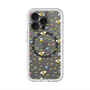 スリムプロテクションプレミアムケース with MagSafe［ もくもくちゃん - フラワー - 総柄 ］
