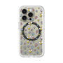 スリムプロテクションプレミアムケース with MagSafe［ もくもくちゃん - フラワー - 総柄 ］