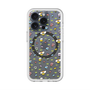 スリムプロテクションプレミアムケース with MagSafe［ もくもくちゃん - フラワー - 総柄 ］