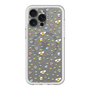 スリムプロテクションプレミアムケース with MagSafe［ もくもくちゃん - フラワー - お花畑 ］
