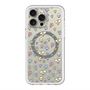スリムプロテクションプレミアムケース with MagSafe［ もくもくちゃん - フラワー - お花畑 ］