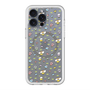 スリムプロテクションプレミアムケース with MagSafe［ もくもくちゃん - フラワー - お花畑 ］