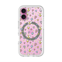 スリムプロテクションプレミアムケース with MagSafe［ もくもくちゃん - フラワー - お花畑 ］