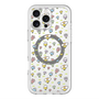 スリムプロテクションプレミアムケース with MagSafe［ もくもくちゃん - フラワー - お花畑 ］