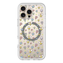 スリムプロテクションプレミアムケース with MagSafe［ もくもくちゃん - フラワー - お花畑 ］
