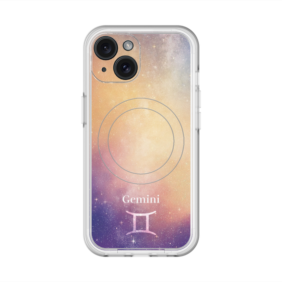 スリムプロテクションプレミアムケース with MagSafe［ STARRY SIGNS - オリジナル - Gemini ］