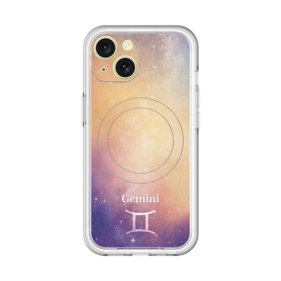 スリムプロテクションプレミアムケース with MagSafe［ STARRY SIGNS - オリジナル - Gemini ］