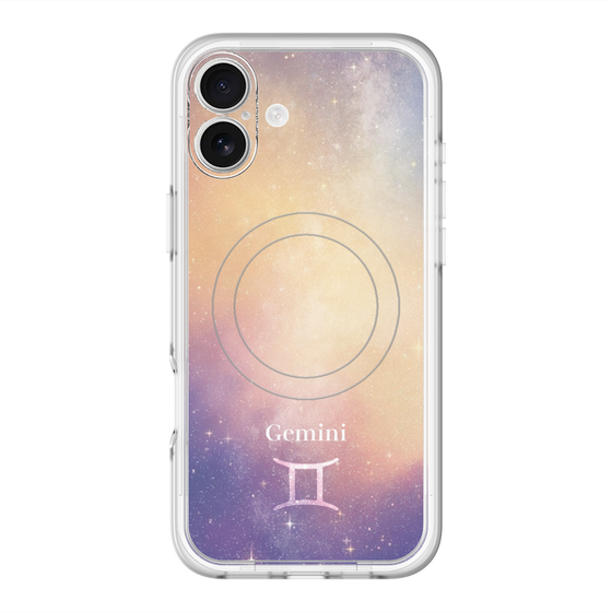 スリムプロテクションプレミアムケース with MagSafe［ STARRY SIGNS - オリジナル - Gemini ］