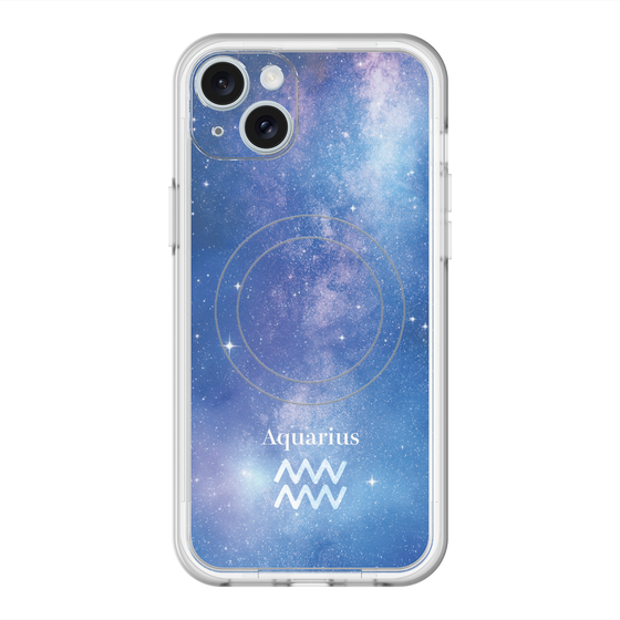 スリムプロテクションプレミアムケース with MagSafe［ STARRY SIGNS - オリジナル - Aquarius ］