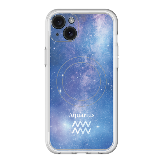スリムプロテクションプレミアムケース with MagSafe［ STARRY SIGNS - オリジナル - Aquarius ］