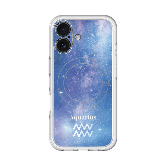 スリムプロテクションプレミアムケース with MagSafe［ STARRY SIGNS - オリジナル - Aquarius ］