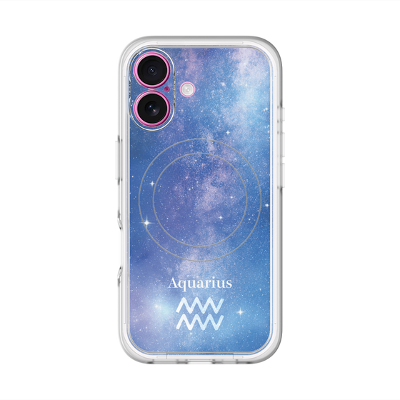スリムプロテクションプレミアムケース with MagSafe［ STARRY SIGNS - オリジナル - Aquarius ］