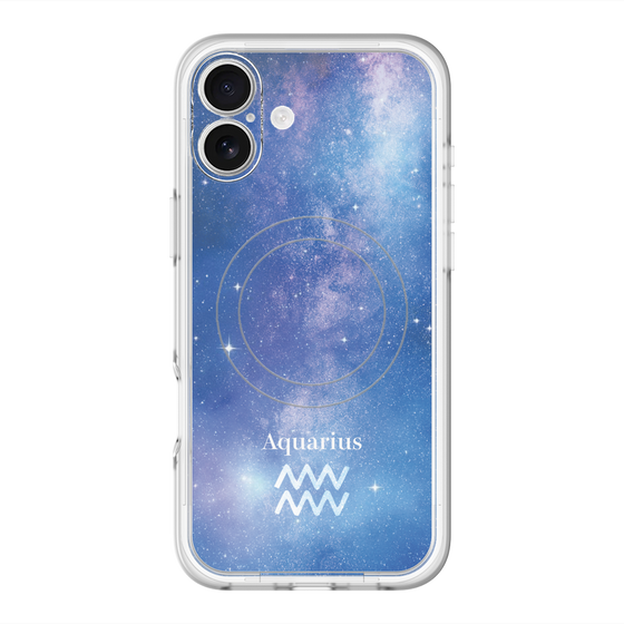 スリムプロテクションプレミアムケース with MagSafe［ STARRY SIGNS - オリジナル - Aquarius ］