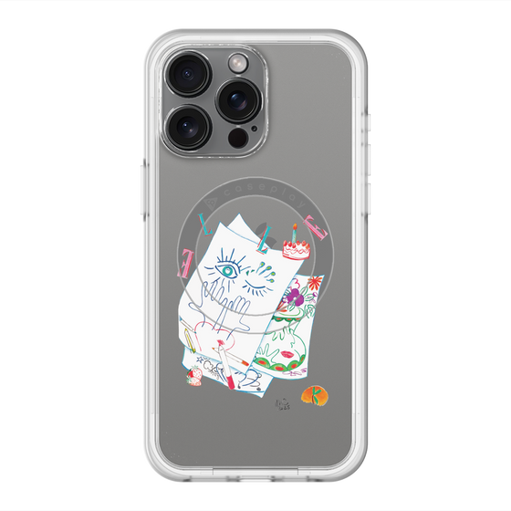 スリムプロテクションプレミアムケース with MagSafe［ ELLE - 80 YEARS - MARION CHARLET ］