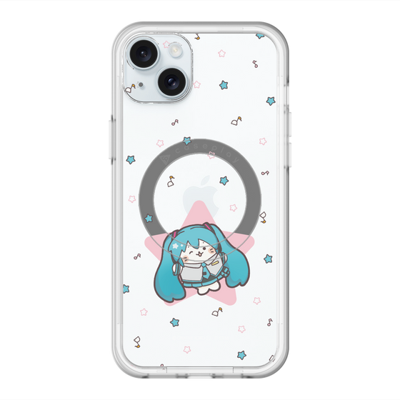 スリムプロテクションプレミアムケース with MagSafe［ しろたん×初音ミク - 初音ミク - しろたん変身 ］