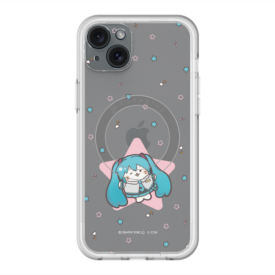 スリムプロテクションプレミアムケース with MagSafe［ しろたん×初音ミク - 初音ミク - しろたん変身 ］