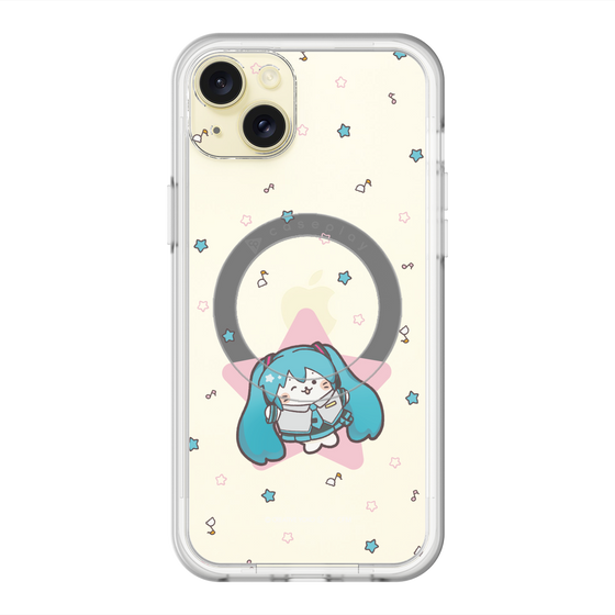 スリムプロテクションプレミアムケース with MagSafe［ しろたん×初音ミク - 初音ミク - しろたん変身 ］