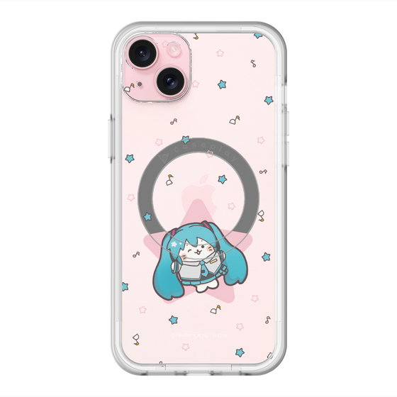 スリムプロテクションプレミアムケース with MagSafe［ しろたん×初音ミク - 初音ミク - しろたん変身 ］