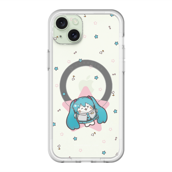 スリムプロテクションプレミアムケース with MagSafe［ しろたん×初音ミク - 初音ミク - しろたん変身 ］