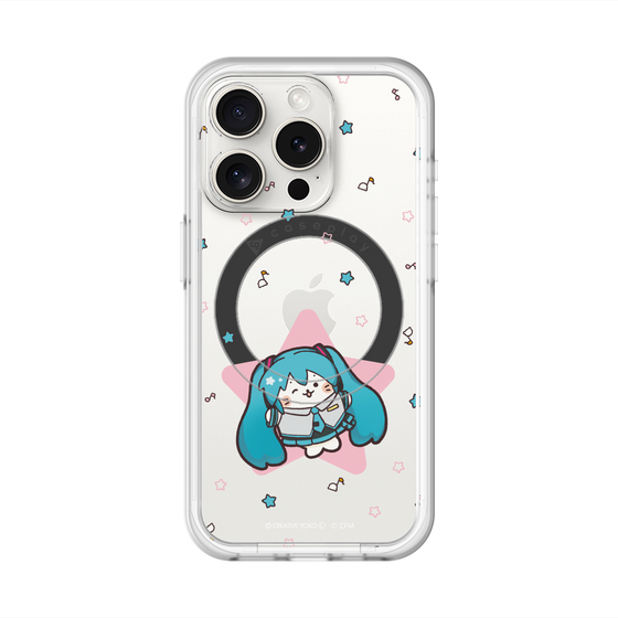 スリムプロテクションプレミアムケース with MagSafe［ しろたん×初音ミク - 初音ミク - しろたん変身 ］
