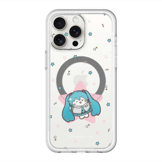 スリムプロテクションプレミアムケース with MagSafe［ しろたん×初音ミク - 初音ミク - しろたん変身 ］