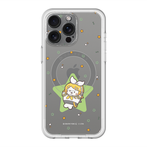 スリムプロテクションプレミアムケース with MagSafe［ しろたん×初音ミク - 鏡音リン - しろたん変身 ］