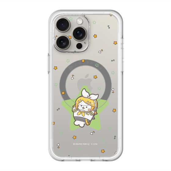スリムプロテクションプレミアムケース with MagSafe［ しろたん×初音ミク - 鏡音リン - しろたん変身 ］