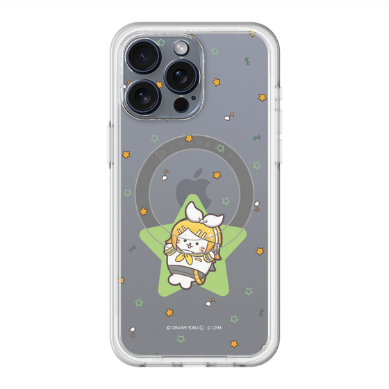 スリムプロテクションプレミアムケース with MagSafe［ しろたん×初音ミク - 鏡音リン - しろたん変身 ］