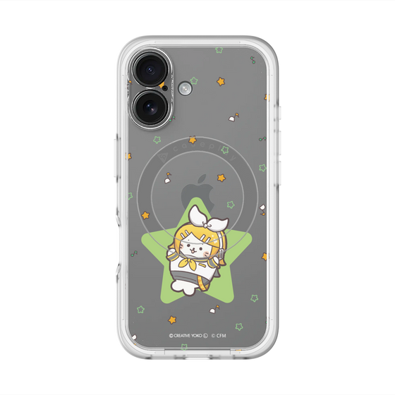 スリムプロテクションプレミアムケース with MagSafe［ しろたん×初音ミク - 鏡音リン - しろたん変身 ］