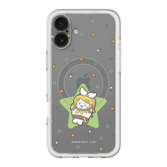 スリムプロテクションプレミアムケース with MagSafe［ しろたん×初音ミク - 鏡音リン - しろたん変身 ］