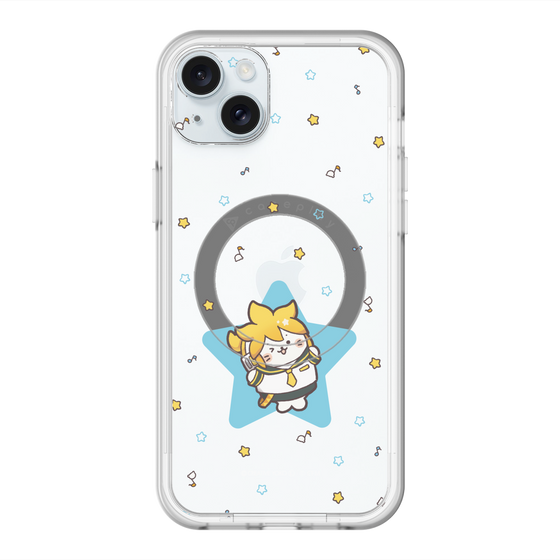 スリムプロテクションプレミアムケース with MagSafe［ しろたん×初音ミク - 鏡音レン - しろたん変身 ］