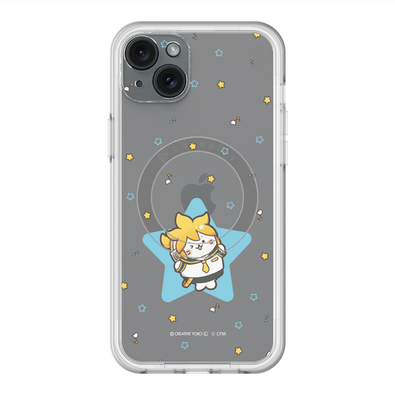 スリムプロテクションプレミアムケース with MagSafe［ しろたん×初音ミク - 鏡音レン - しろたん変身 ］