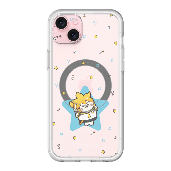 スリムプロテクションプレミアムケース with MagSafe［ しろたん×初音ミク - 鏡音レン - しろたん変身 ］