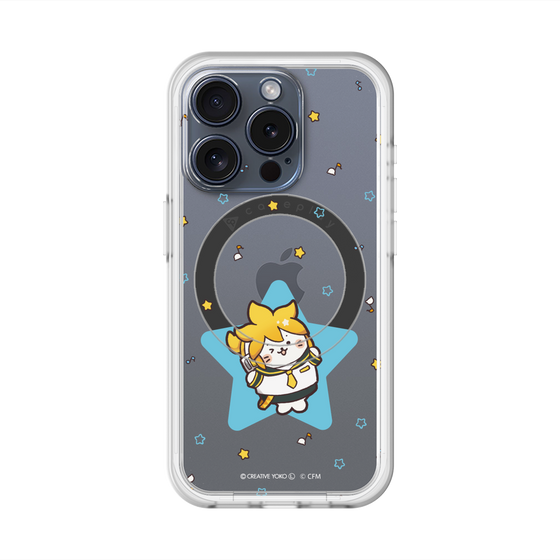 スリムプロテクションプレミアムケース with MagSafe［ しろたん×初音ミク - 鏡音レン - しろたん変身 ］