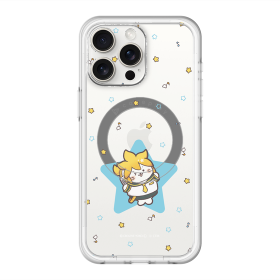 スリムプロテクションプレミアムケース with MagSafe［ しろたん×初音ミク - 鏡音レン - しろたん変身 ］