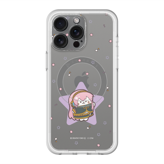 スリムプロテクションプレミアムケース with MagSafe［ しろたん×初音ミク - 巡音ルカ - しろたん変身 ］