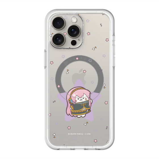 スリムプロテクションプレミアムケース with MagSafe［ しろたん×初音ミク - 巡音ルカ - しろたん変身 ］