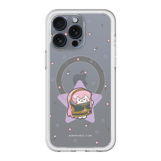 スリムプロテクションプレミアムケース with MagSafe［ しろたん×初音ミク - 巡音ルカ - しろたん変身 ］