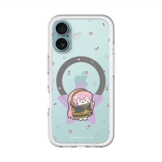 スリムプロテクションプレミアムケース with MagSafe［ しろたん×初音ミク - 巡音ルカ - しろたん変身 ］