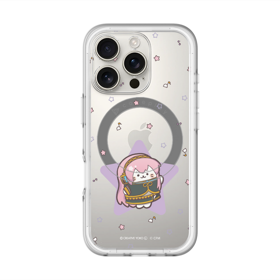 スリムプロテクションプレミアムケース with MagSafe［ しろたん×初音ミク - 巡音ルカ - しろたん変身 ］