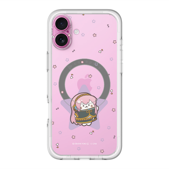 スリムプロテクションプレミアムケース with MagSafe［ しろたん×初音ミク - 巡音ルカ - しろたん変身 ］