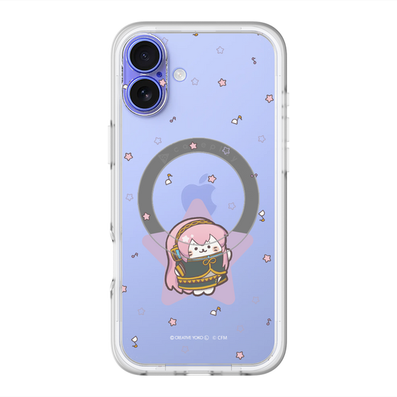 スリムプロテクションプレミアムケース with MagSafe［ しろたん×初音ミク - 巡音ルカ - しろたん変身 ］