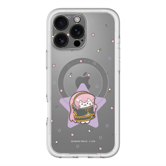 スリムプロテクションプレミアムケース with MagSafe［ しろたん×初音ミク - 巡音ルカ - しろたん変身 ］