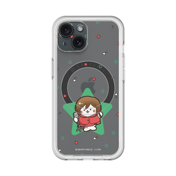 スリムプロテクションプレミアムケース with MagSafe［ しろたん×初音ミク - MEIKO - しろたん変身 ］