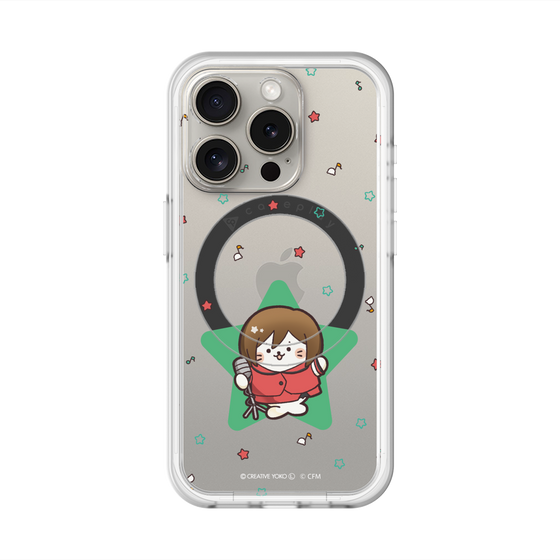 スリムプロテクションプレミアムケース with MagSafe［ しろたん×初音ミク - MEIKO - しろたん変身 ］