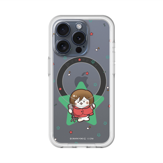 スリムプロテクションプレミアムケース with MagSafe［ しろたん×初音ミク - MEIKO - しろたん変身 ］